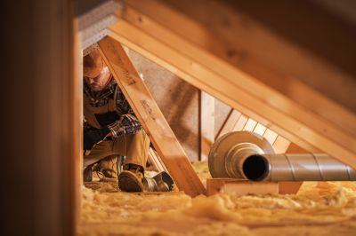 Attic Insulation Work